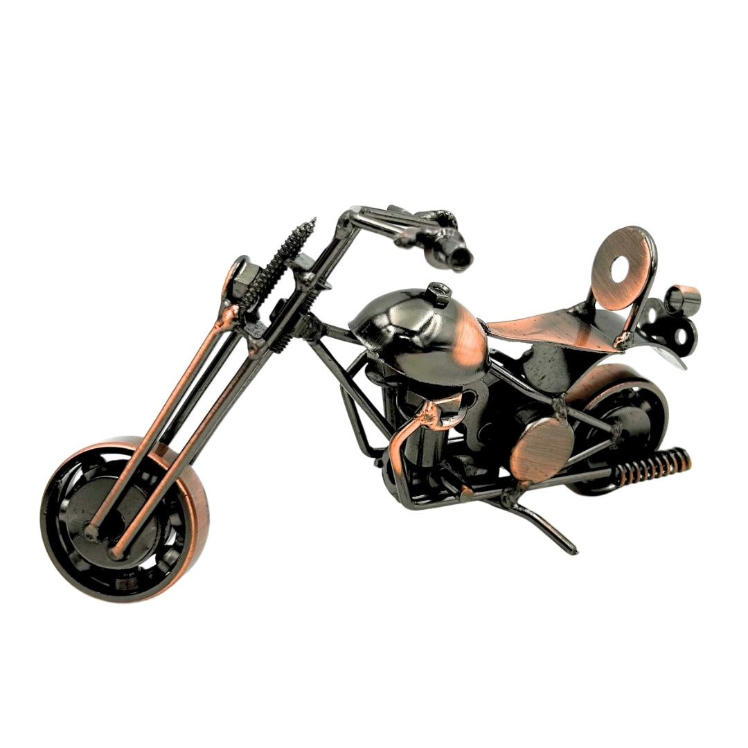Metalmodel af chopper-motorcykel - M33