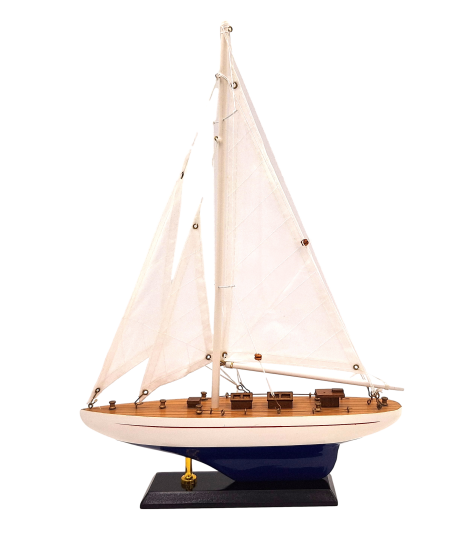 Model af træyacht Højde 42cm – M1
