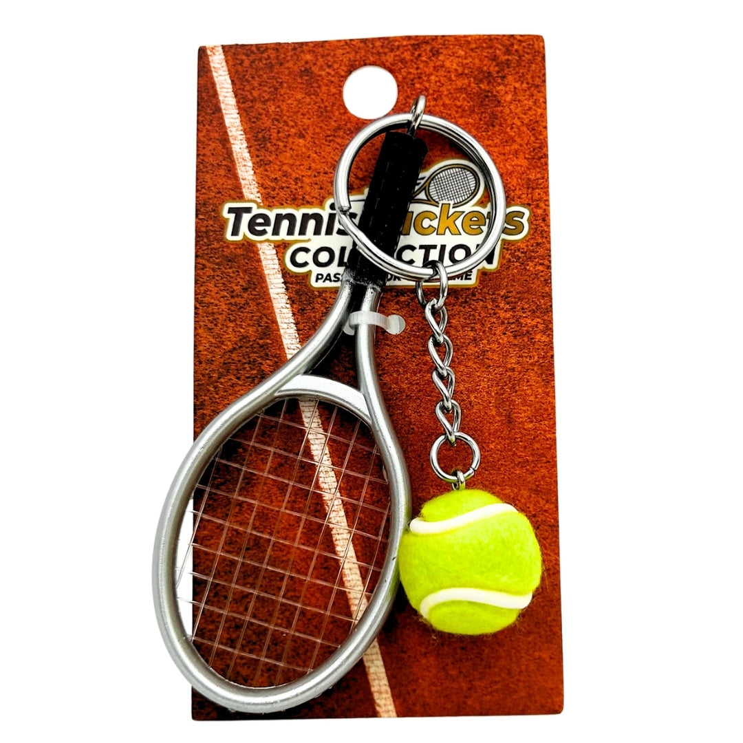 Sportsnøglering, tennisketcher – gave til tennisspiller - TRK-004