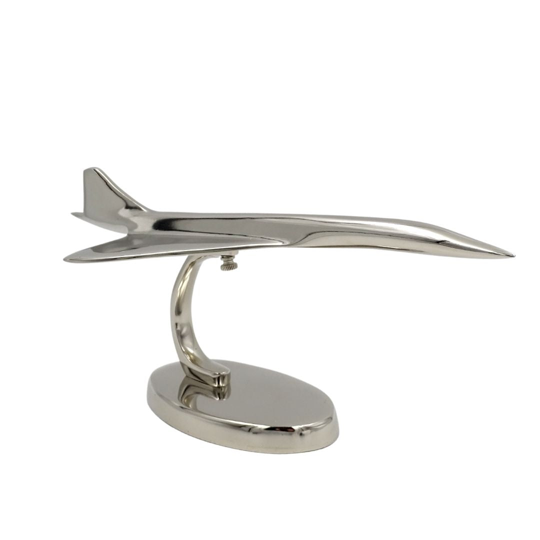 Metalmodel af Concorde-fly - luftfartsikon - CON