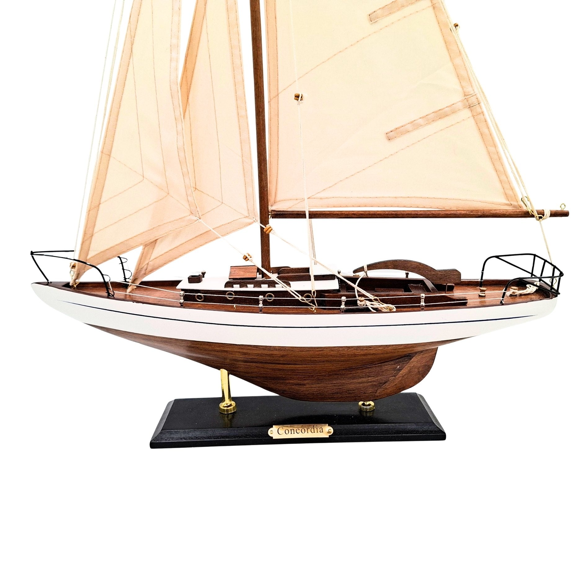 Model af sejlyacht - maritim dekoration 66 cm – 50445