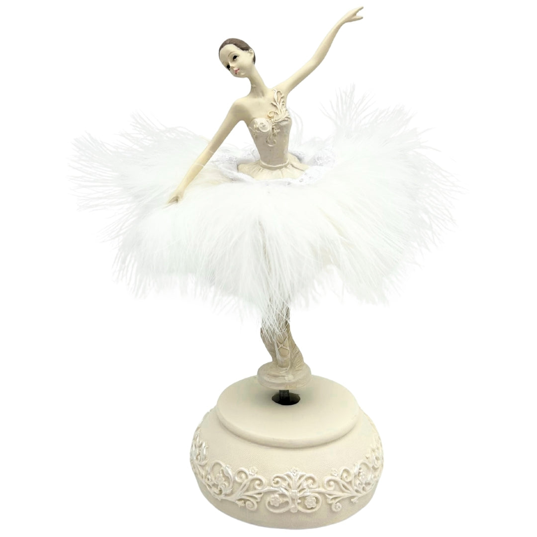 Spilledåse med ballerina Snedronningen, bevægelig 23,5 cm – MP-19009