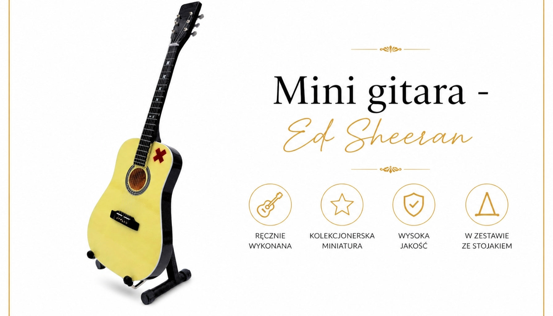 Miniguitar - Ed Sheeran 27,5 cm - MGT-7894