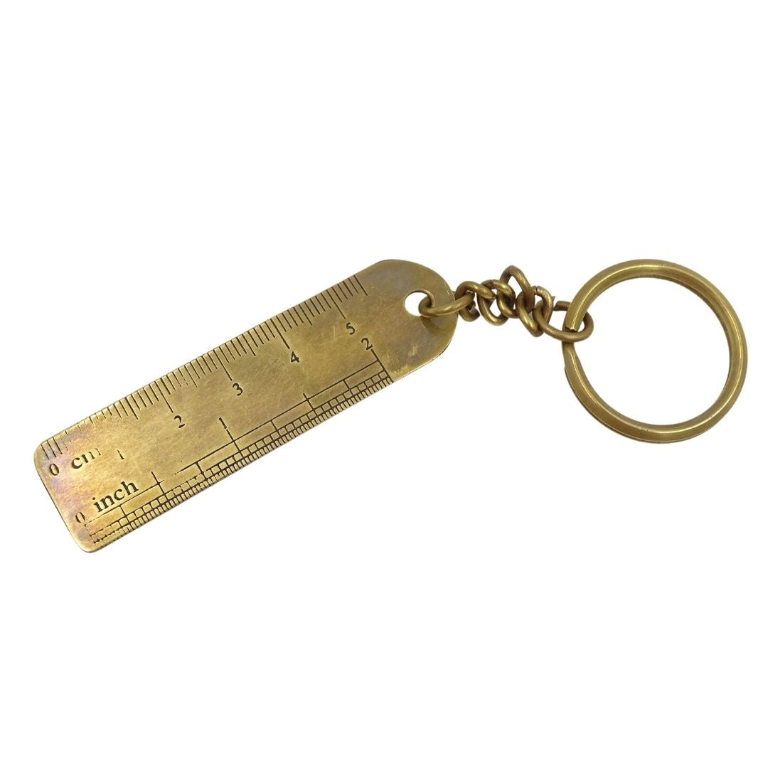 Metalnøglering med lineal – Key-0160