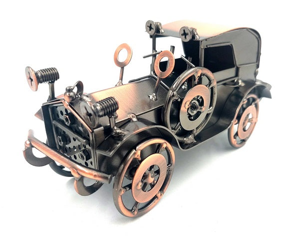 Metalmodel af retroautomobil bil vintage-dekoration - Q87
