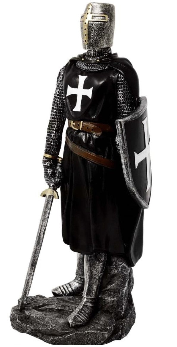 Ridder - korsfarer - figur af polyresin - MC-23078