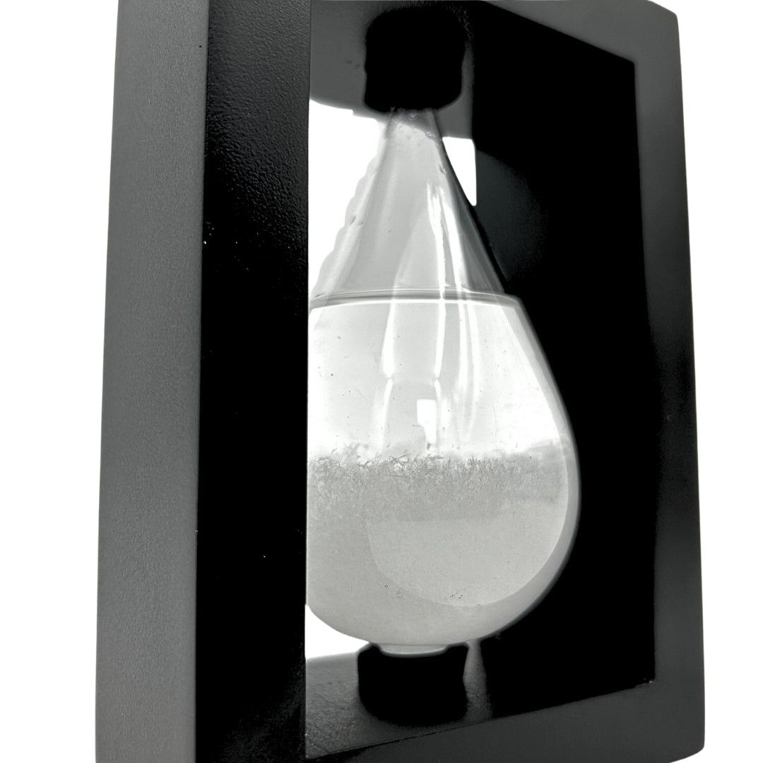 Fitzroys stormbarometer i træindfatning - dråbe Storm Glass – BAW1