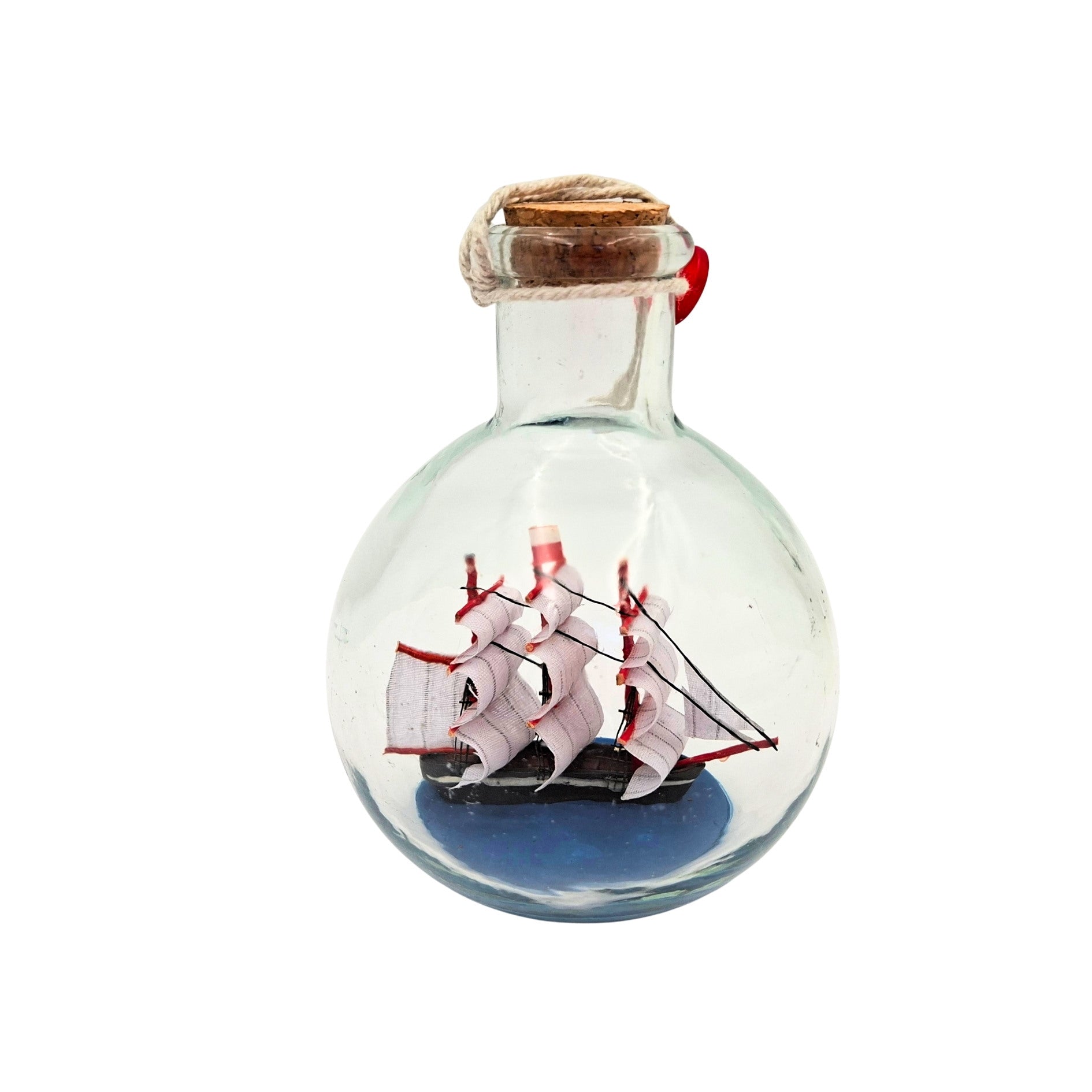 Skib i flaske Rafandynka – maritim dekoration – MA2012