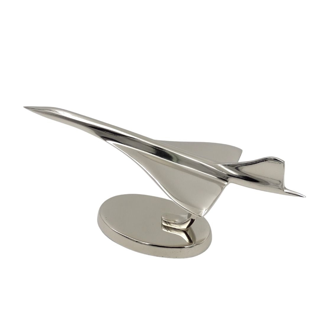 Metalmodel af Concorde-fly - luftfartsikon - CON