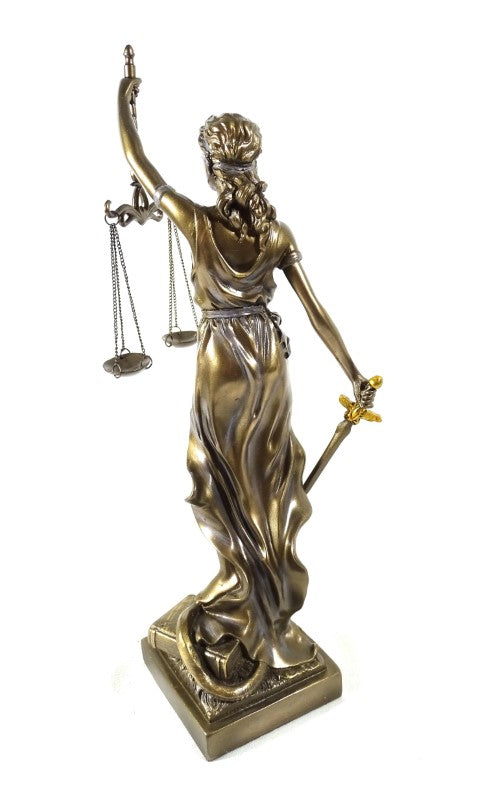 Themis-figur 35 cm - gave til advokat eller dommer - MC-90037