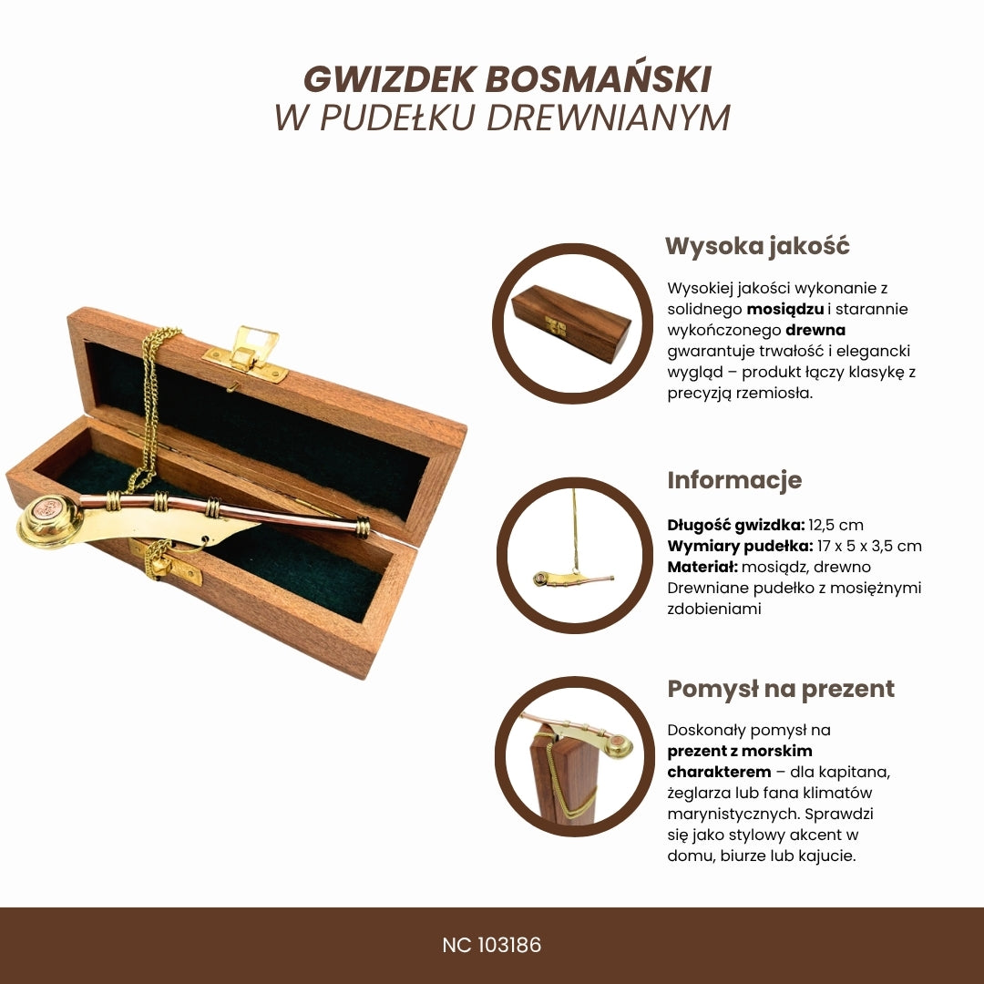 Bådsmandspibe i trææske – NC103186