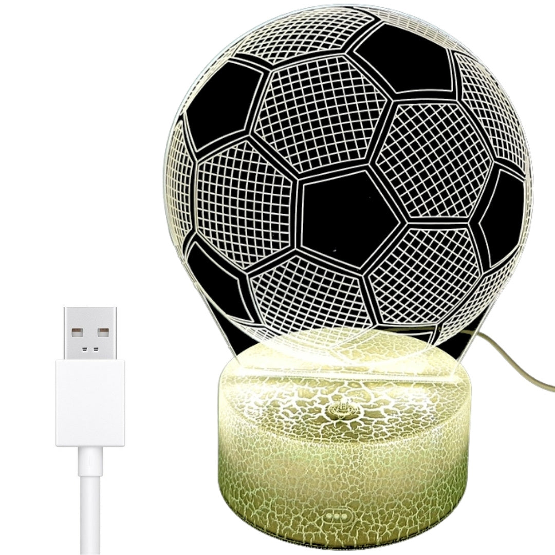 Natlampe Fodbold - gave til fodboldspilleren gadget - 3 farver - P107