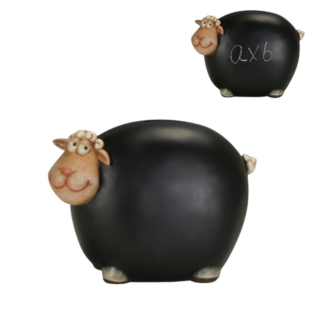 Får-sparegris med tavlemaling - tavle – CE34136
