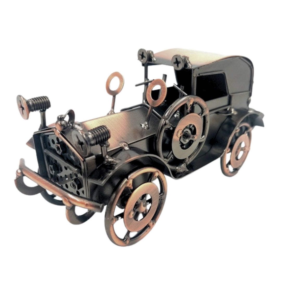 Metalmodel af retroautomobil bil vintage-dekoration - Q87
