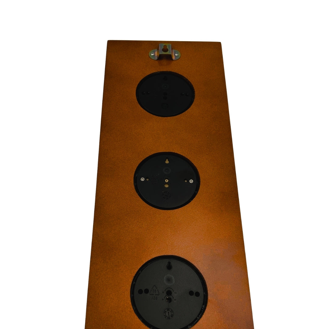 Elegant vejrstation – barometer, termometer, hygrometer, 36cm, retro - YG336