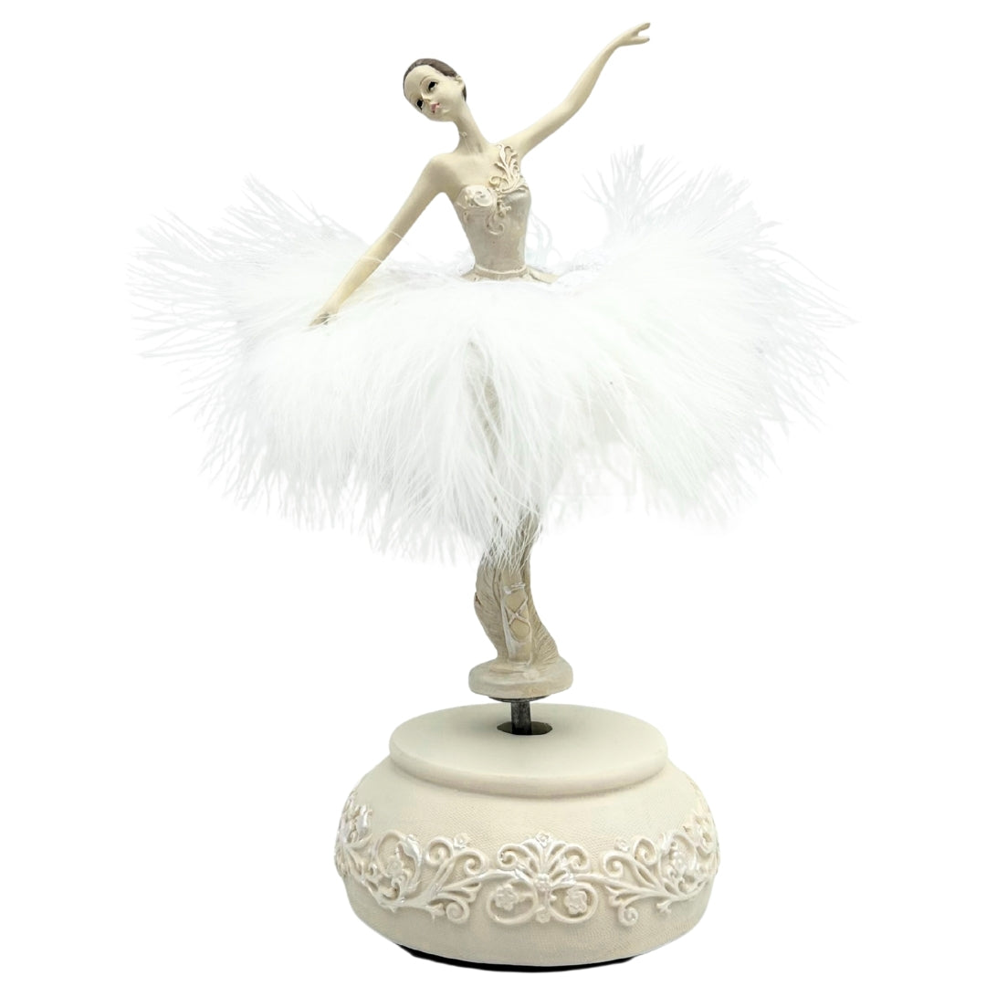 Spilledåse med ballerina Snedronningen, bevægelig 23,5 cm – MP-19009