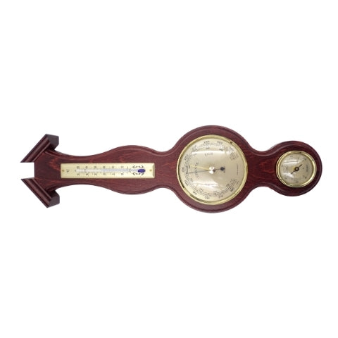 Vejrstation - barometer, termometer, hygrometer - Fischer 6690-22