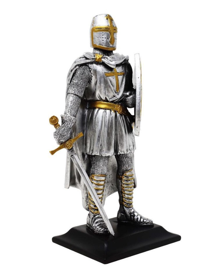 Ridder - Korsfarer - stor figur af polyresin - MC-36049