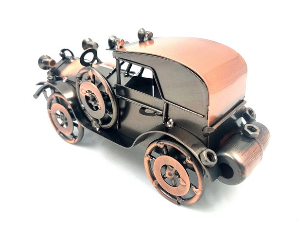 Metalmodel af retroautomobil bil vintage-dekoration - Q87