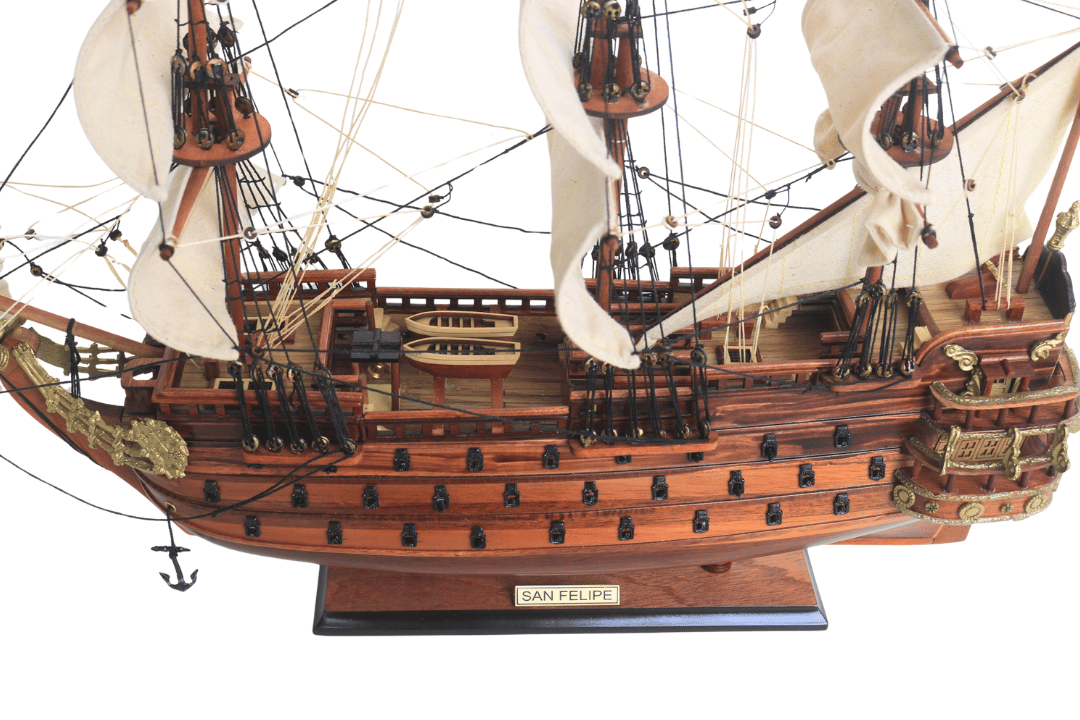 Eksklusiv model af sejlskibet San Felipe – SF4 med mulighed for personlig gravering