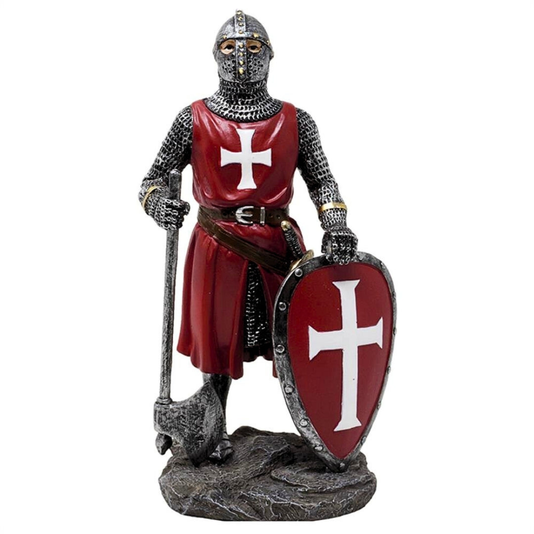 Figur af korsridder 18,5 cm – polyresin – MC-23133