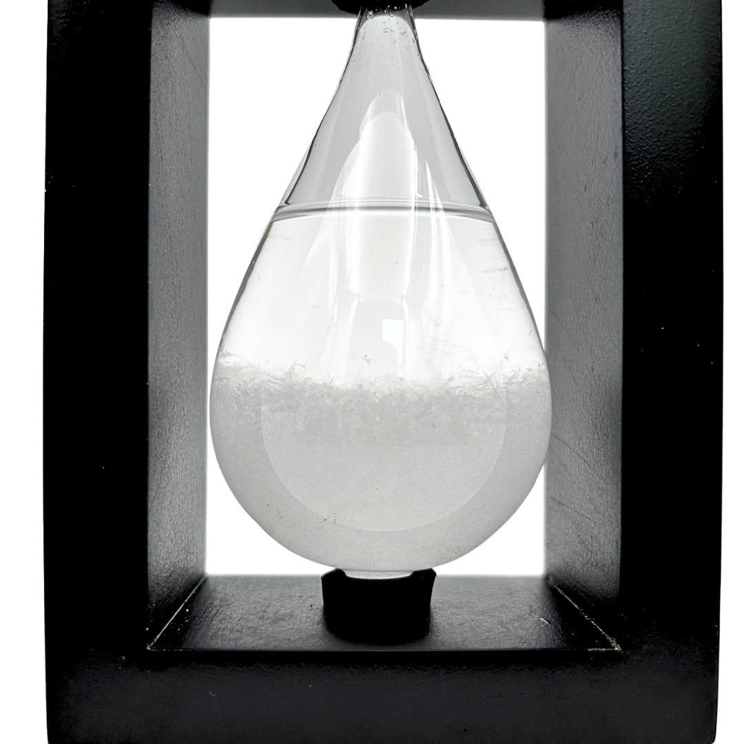 Fitzroys stormbarometer i træindfatning - dråbe Storm Glass – BAW1