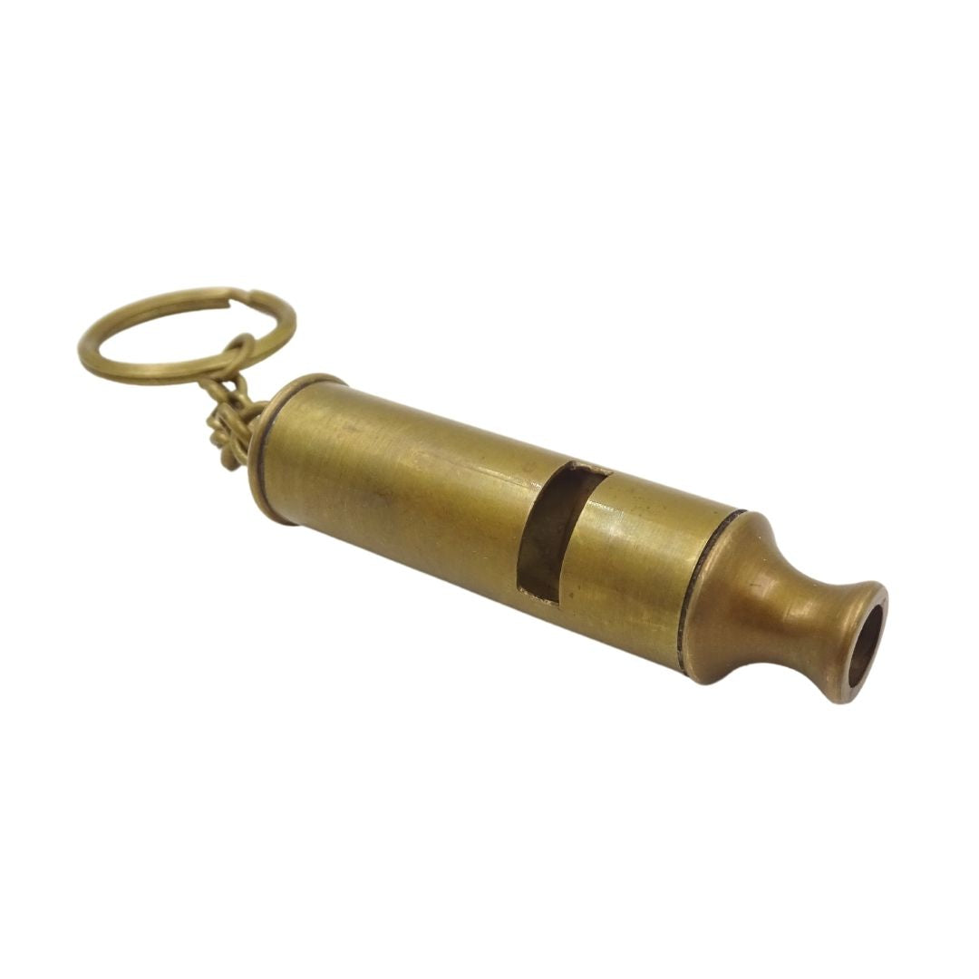 Messingfløjte-nøglering – Key-0001