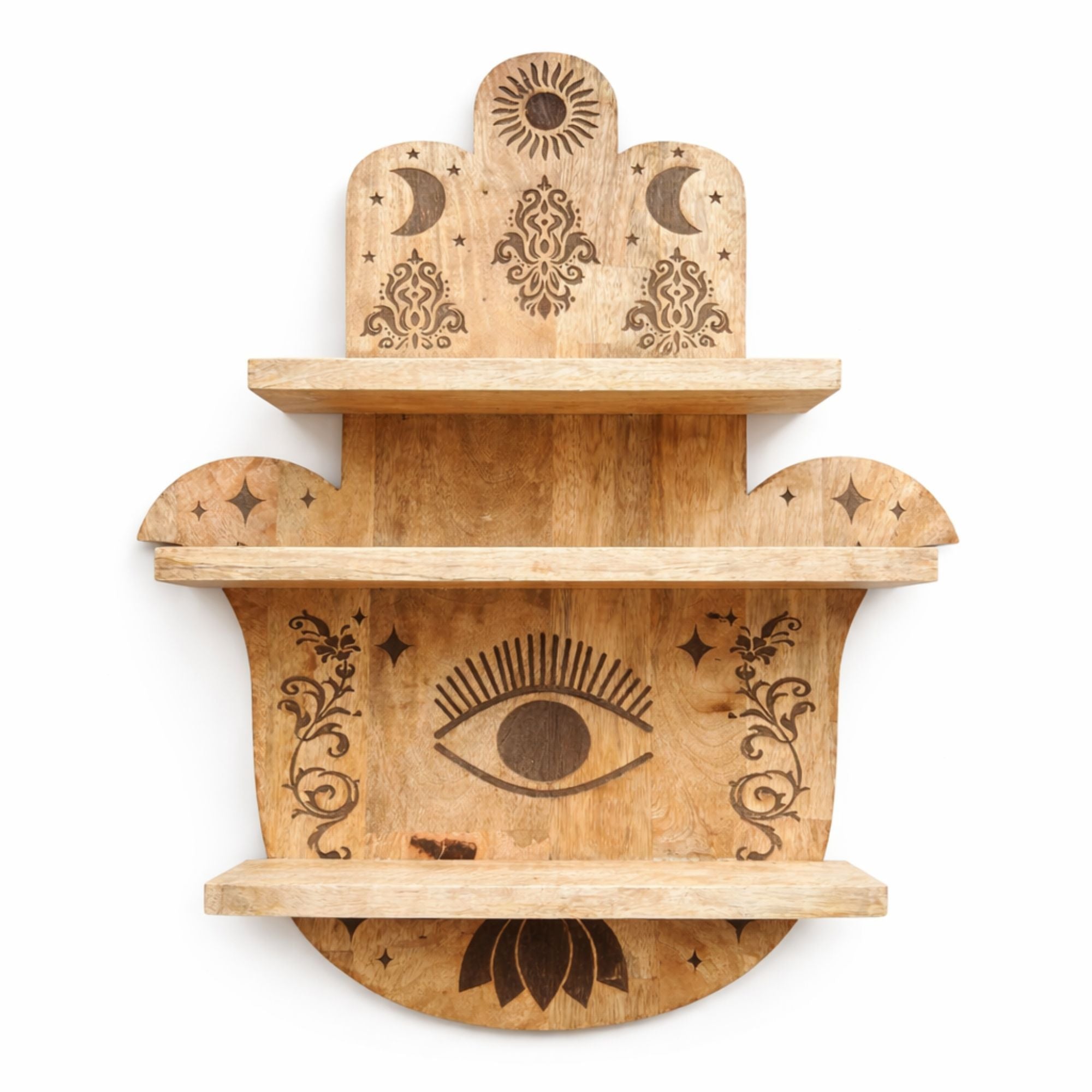 Hylde formet som Hamsa