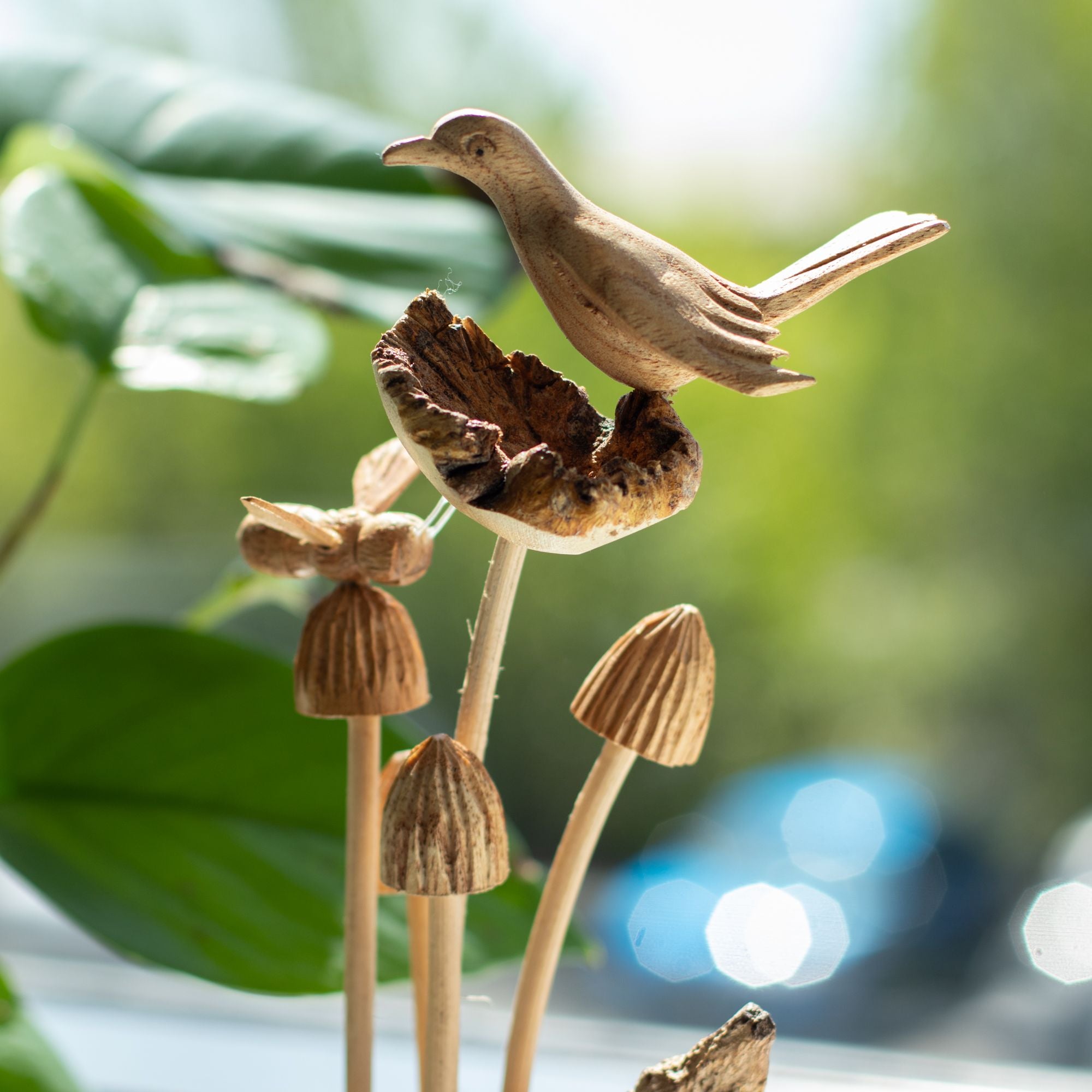 Skulptur i parasitisk træ