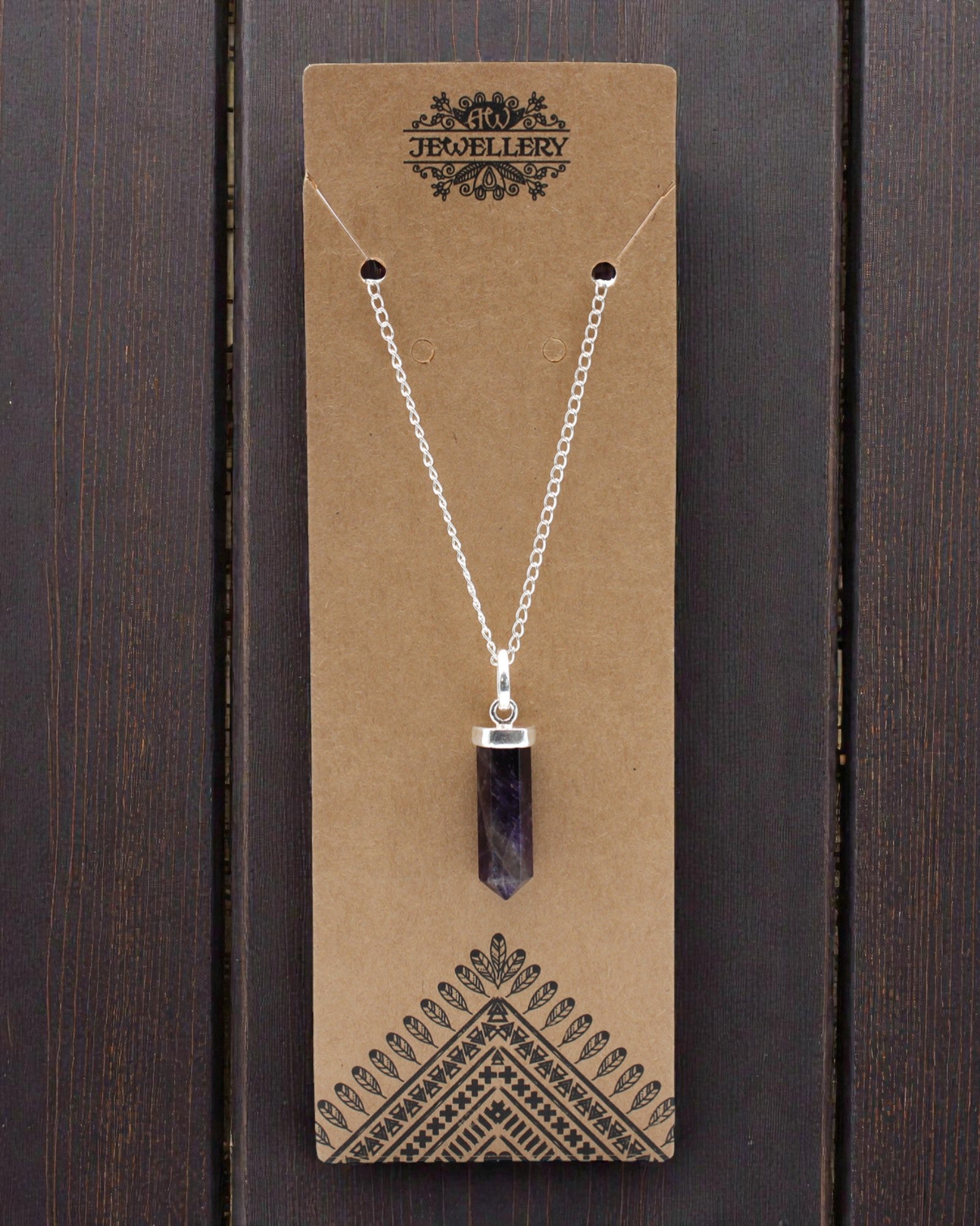 Ametystspids – Klassisk spidsvedhæng i ametyst