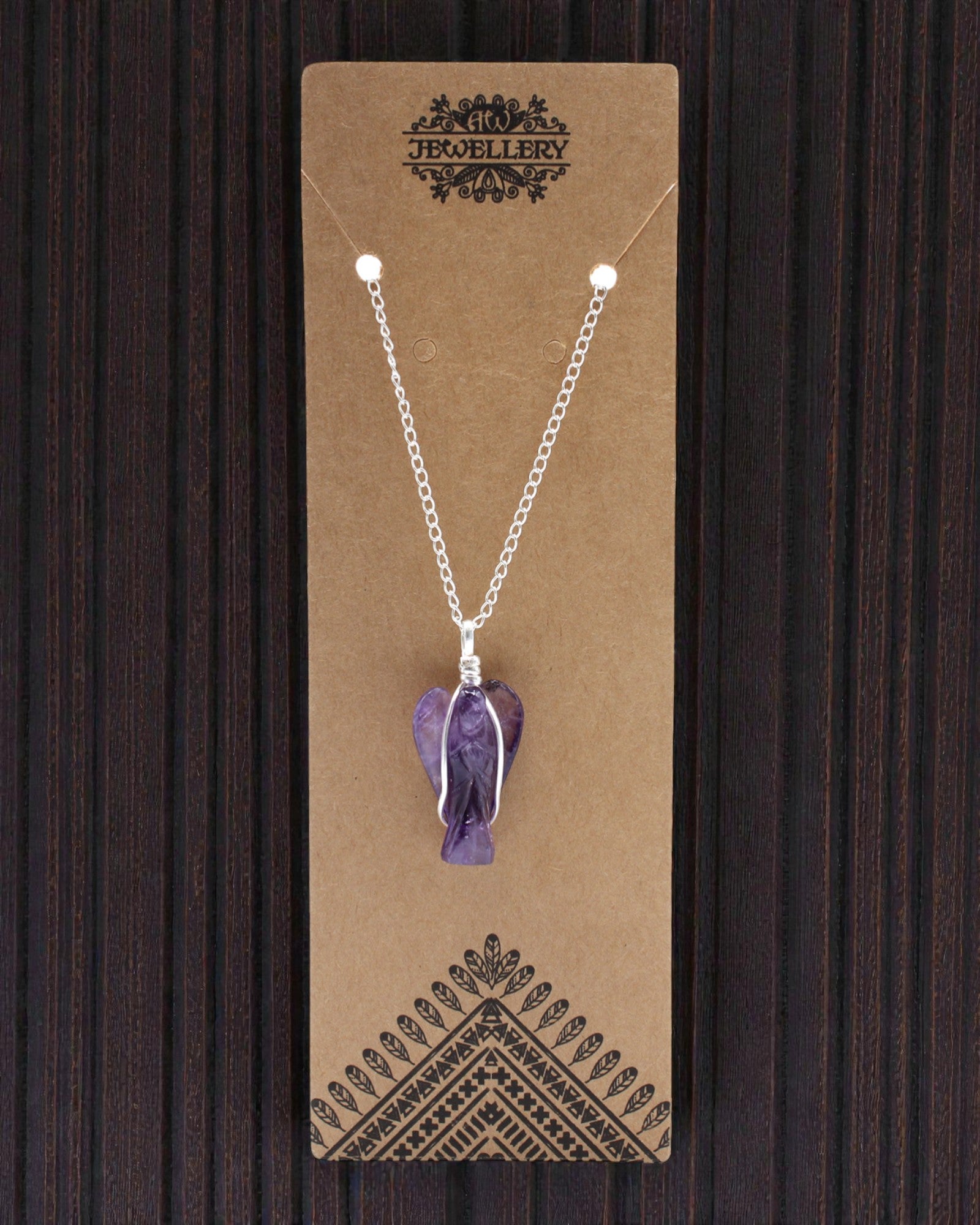 Guardian Amethyst – Skytsengel-vedhæng i ametyst