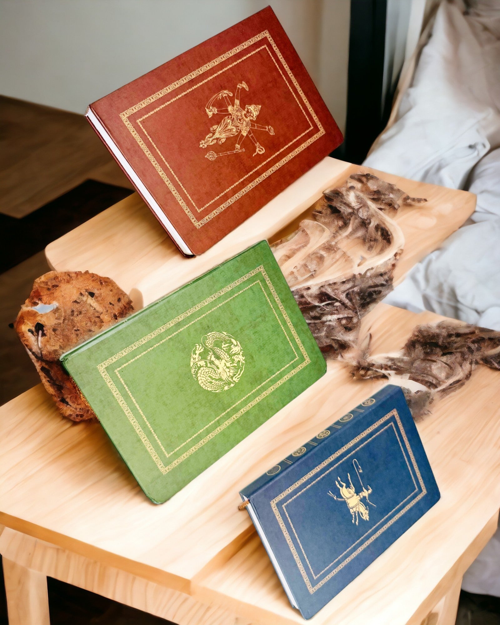 Vintage brun notesbog med dekorativt omslag i retro stil – Opdagelsesrejsendes notesbog – Brun, Vintage