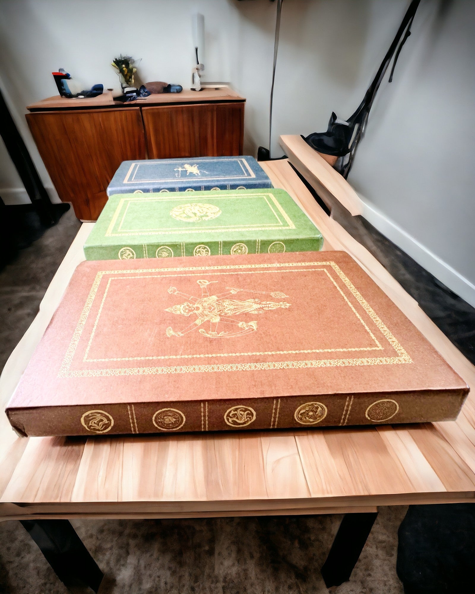 Vintage brun notesbog med dekorativt omslag i retro stil – Opdagelsesrejsendes notesbog – Brun, Vintage