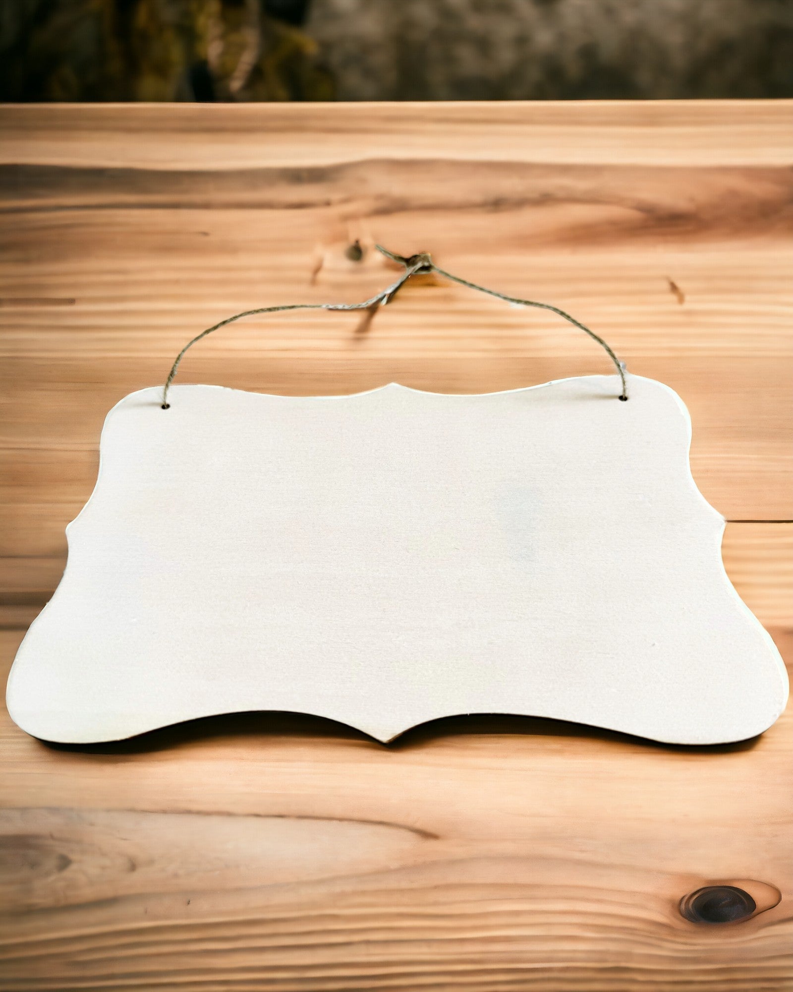 Dekorativt Trævedhæng med Mulighed for Personliggørelse – Mange Former