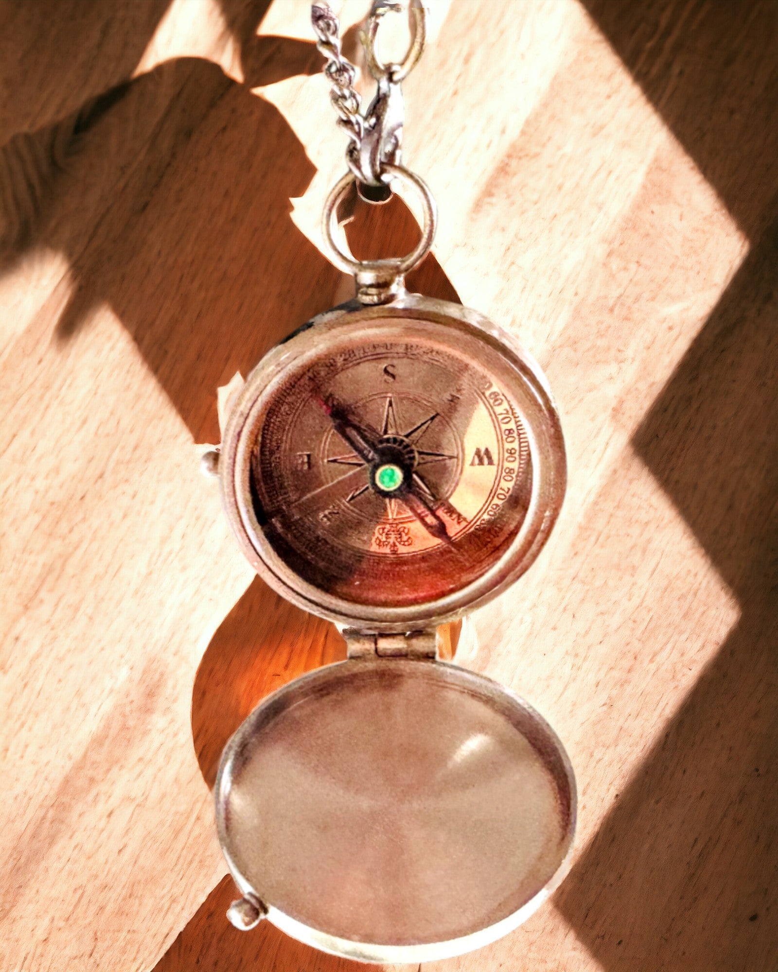 Kompas Indyjski Odysseus – Retro Explorer Perle - mulighed for gravering