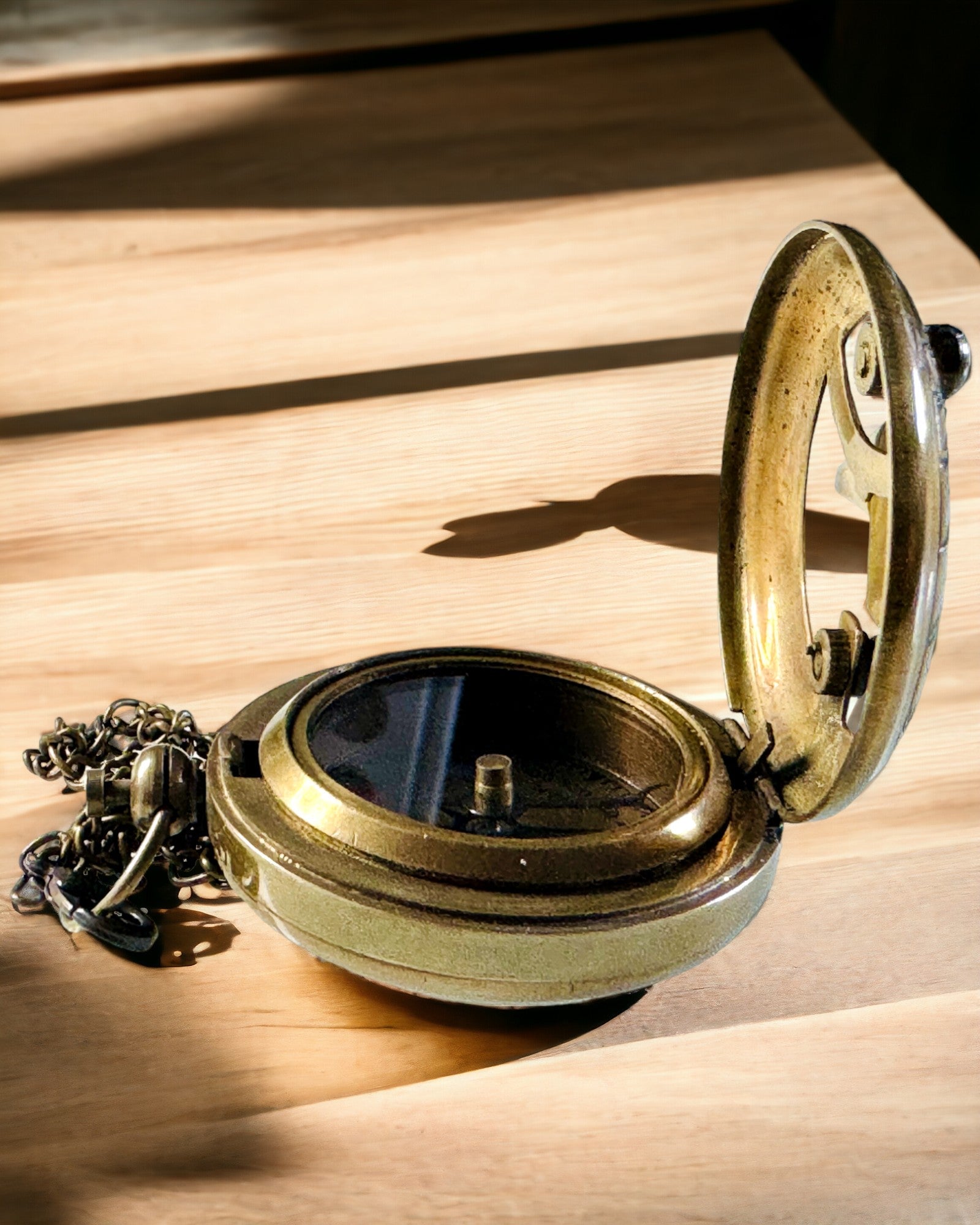 Rejsekompas med gravering, personalisering – Håndværk af indiske håndværkere