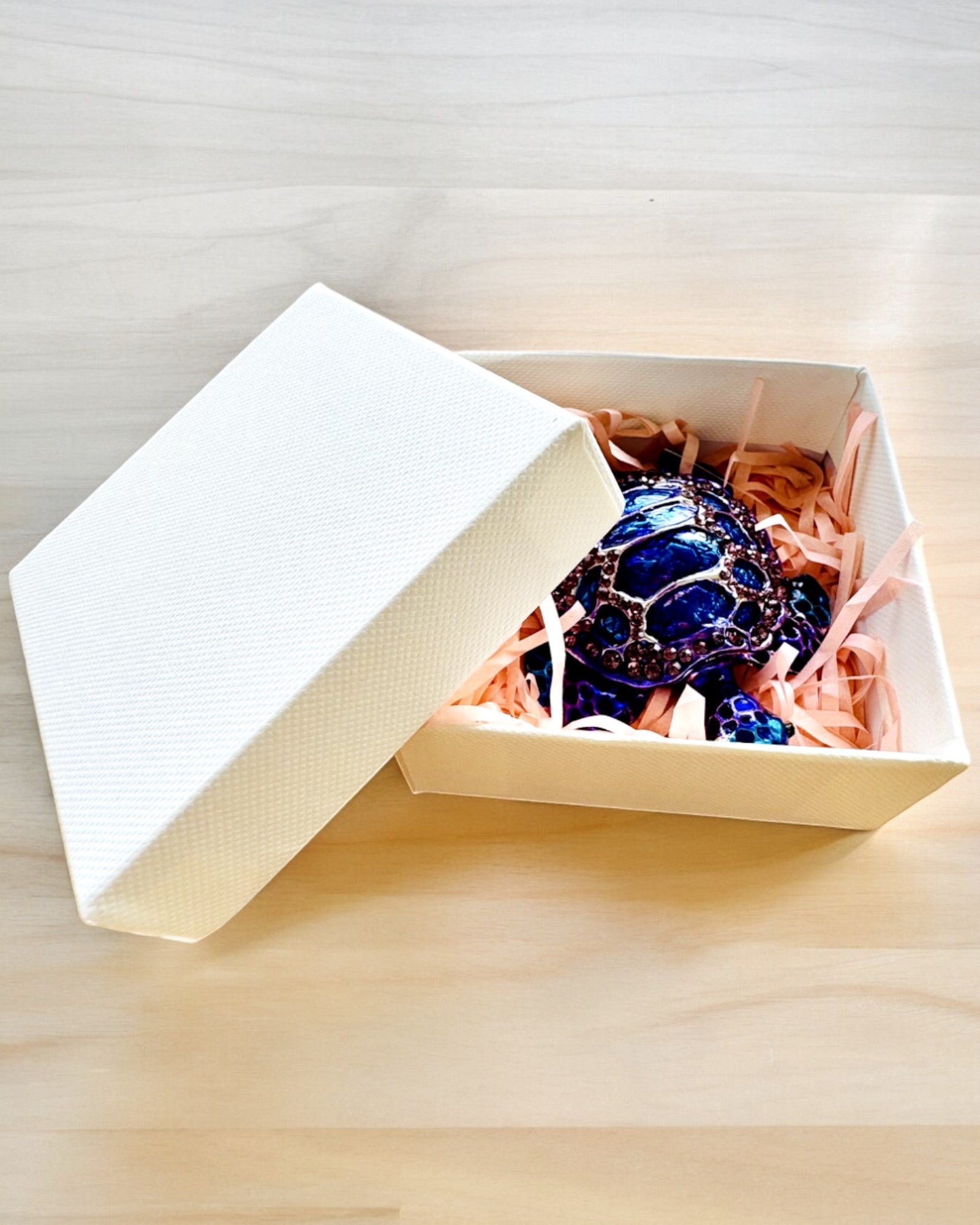 Magisk Skildpaddeskat - Smykkeskrin med mulighed for personlig gravering, gave