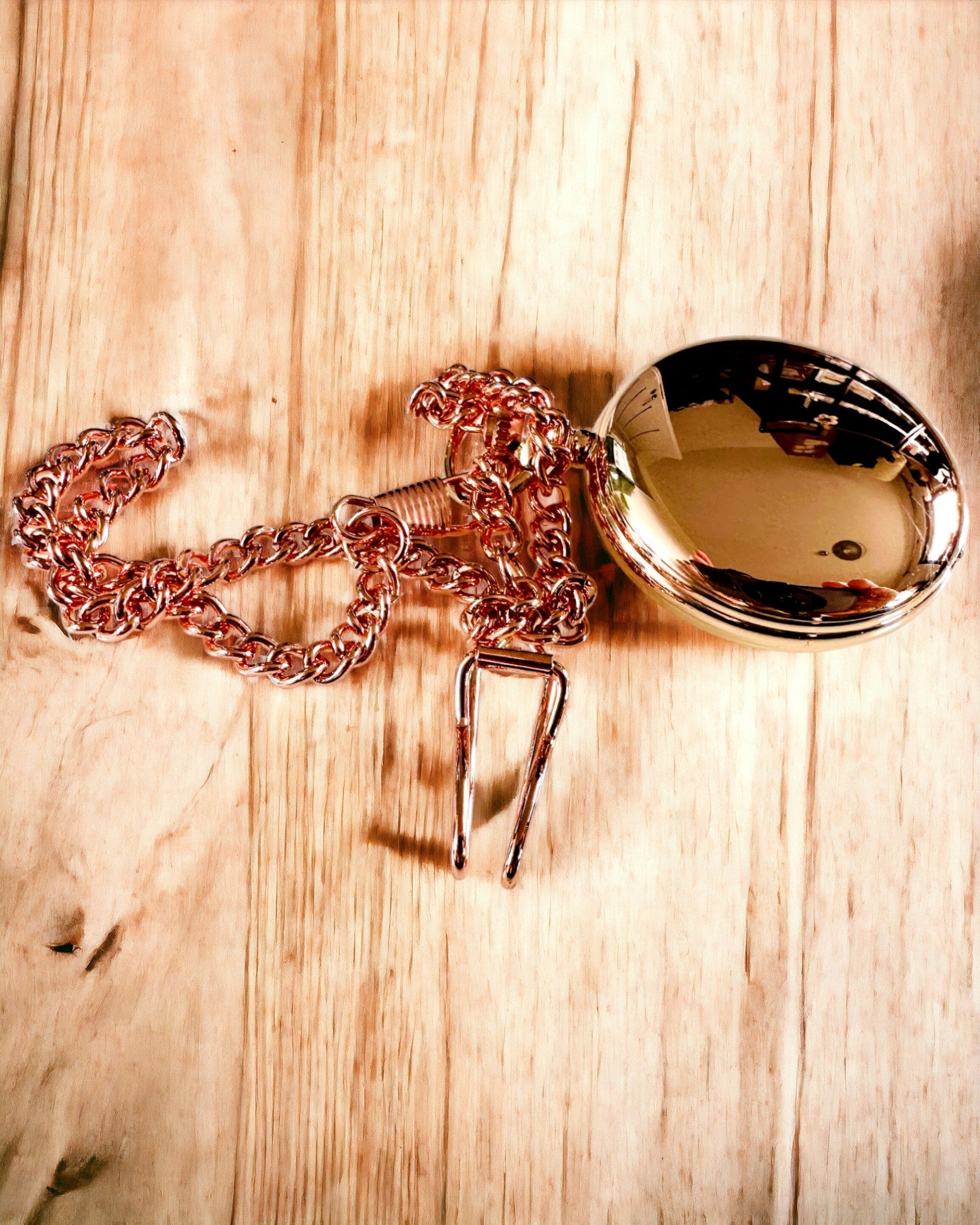 Lommeur i Klassisk Stil – Rosaguld, Vintage Elegance