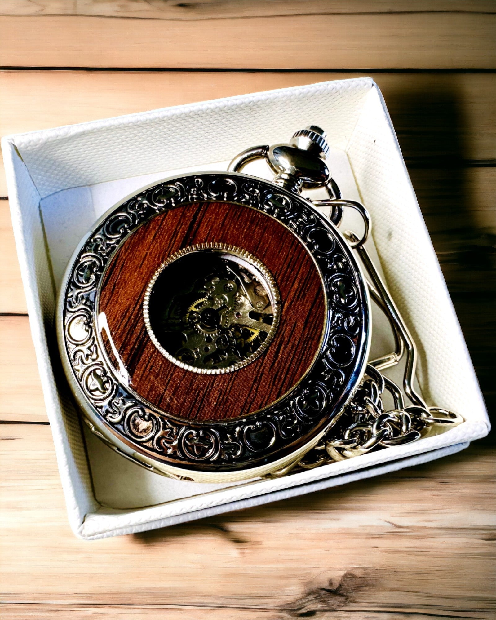 Lommeur "Heritage Timekeeper" med Mulighed for Gravering