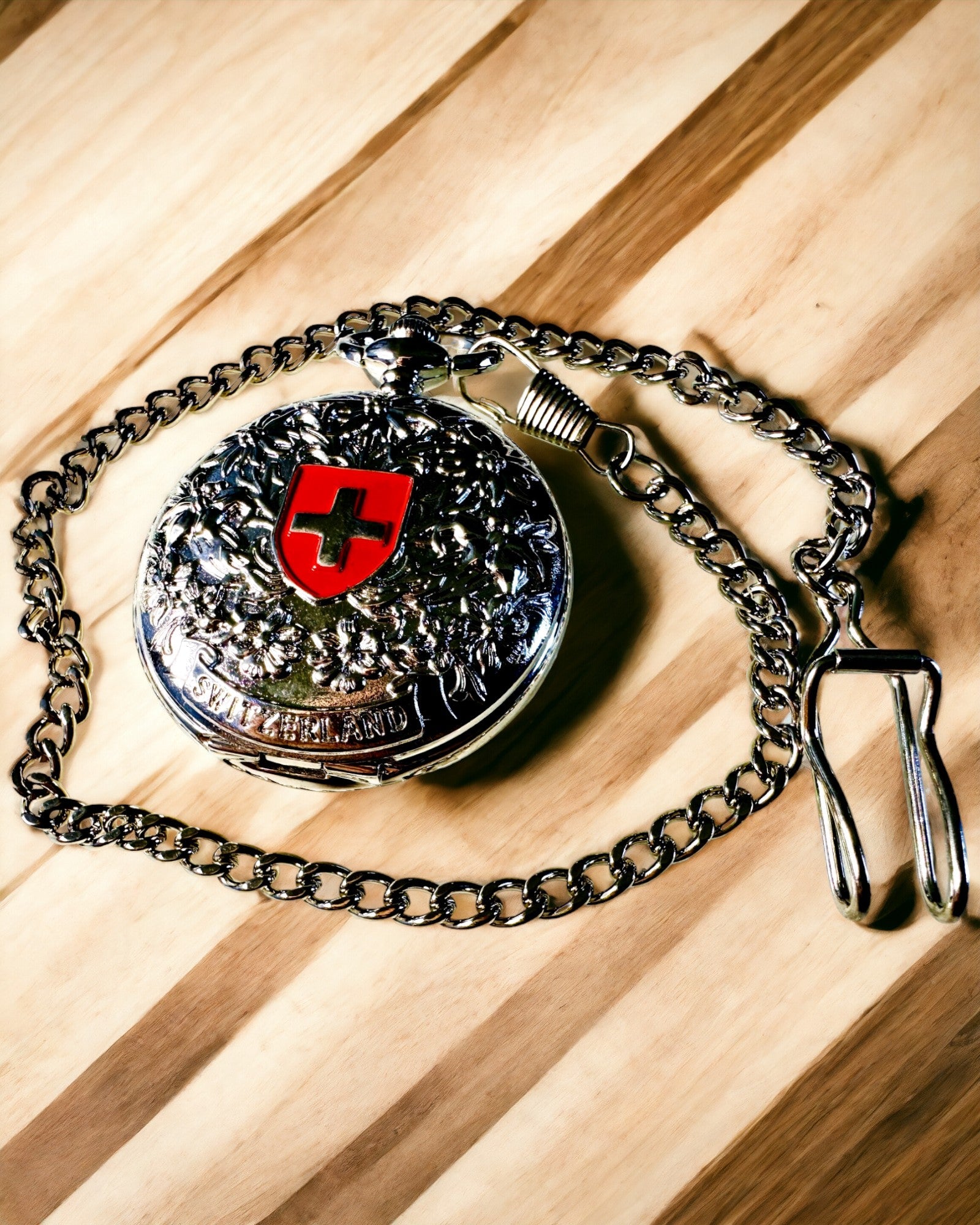 Lommeur "Heritage Helvetia" med Mulighed for Gravering