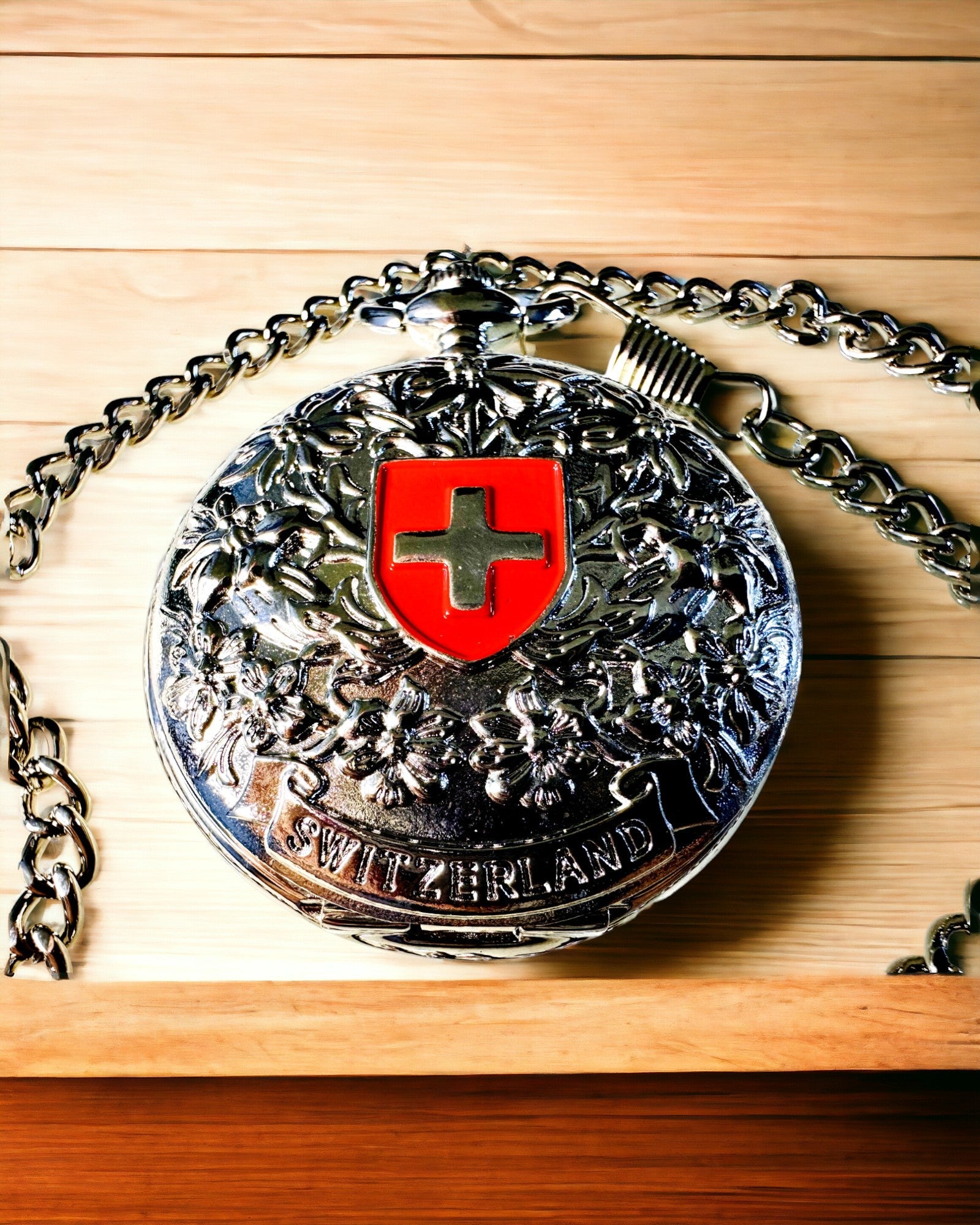 Lommeur "Heritage Helvetia" med Mulighed for Gravering