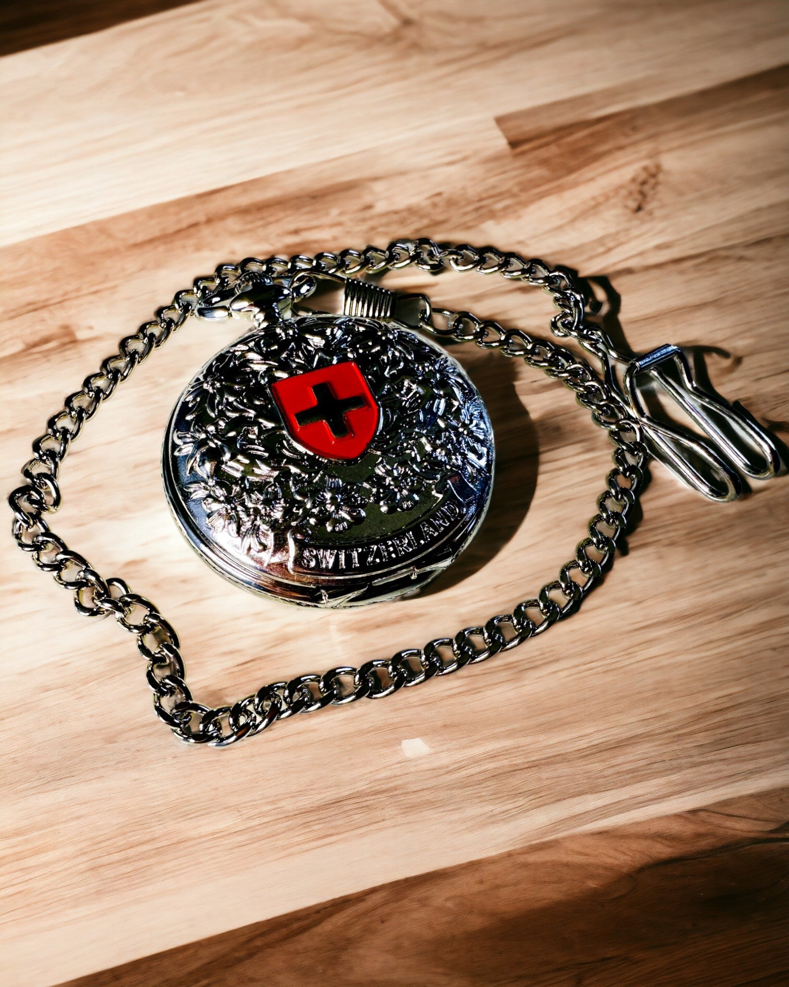 Lommeur "Heritage Helvetia" med Mulighed for Gravering