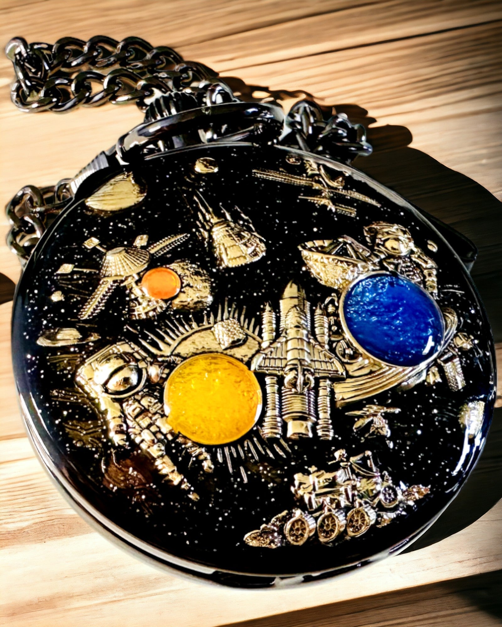 Lommeur "Astrum Temporis" - Sølvramme. Mulighed for personlig gravering