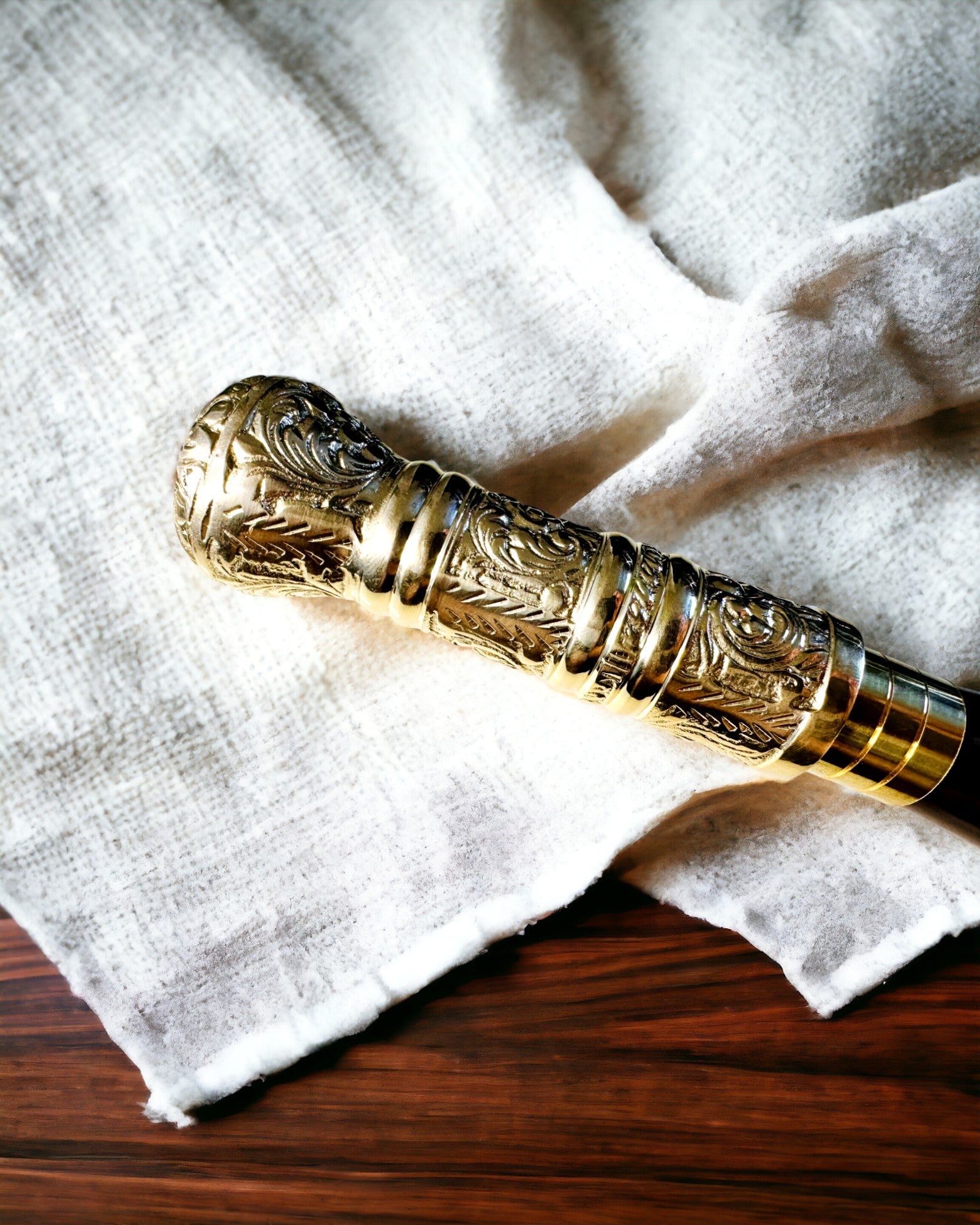 Premium Sko Horn "Elegancja Rajput" med Gravering Mulighed