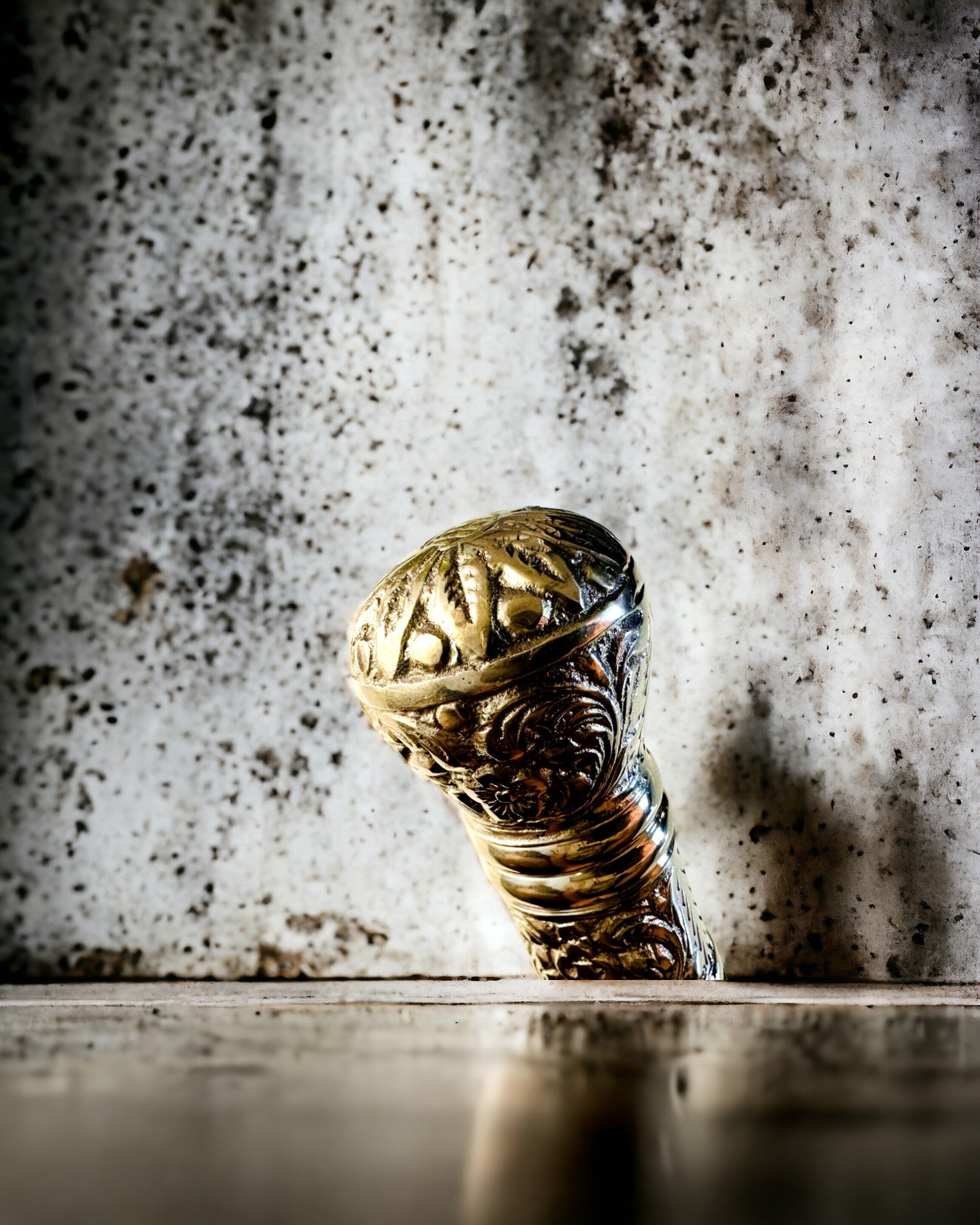 Premium Sko Horn "Elegancja Rajput" med Gravering Mulighed