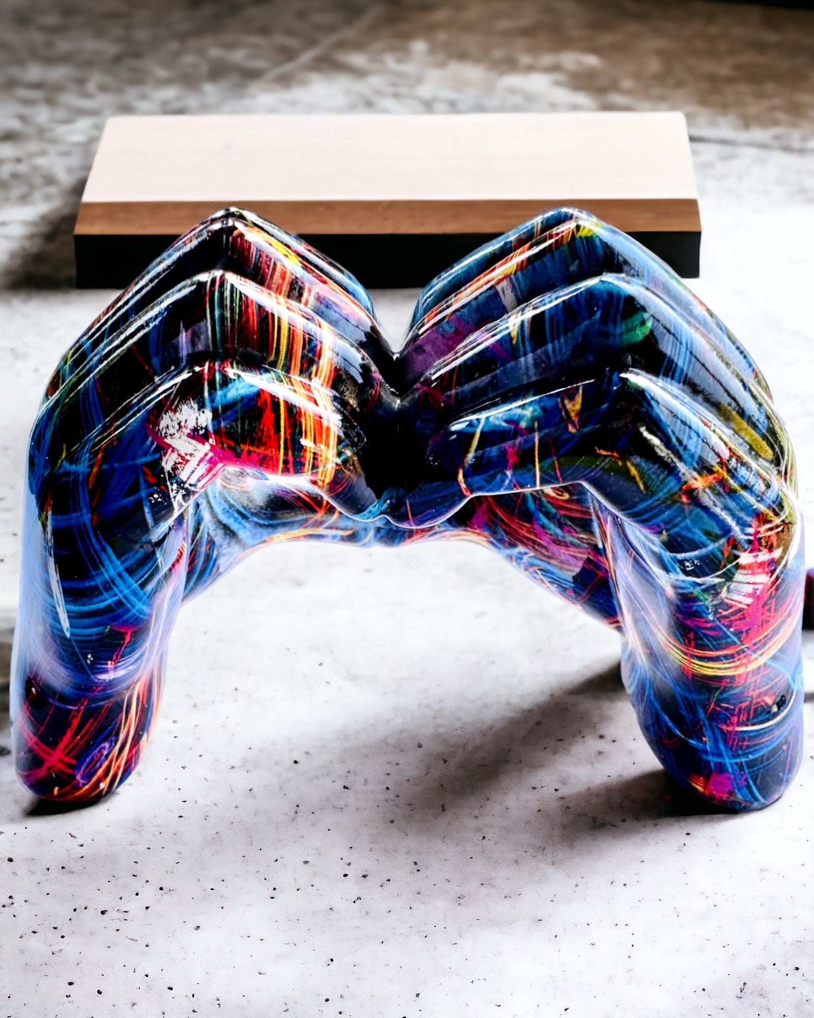 Kalejdoskop Hjerte – Håndlavet Harpynt med Mulighed for Gravering