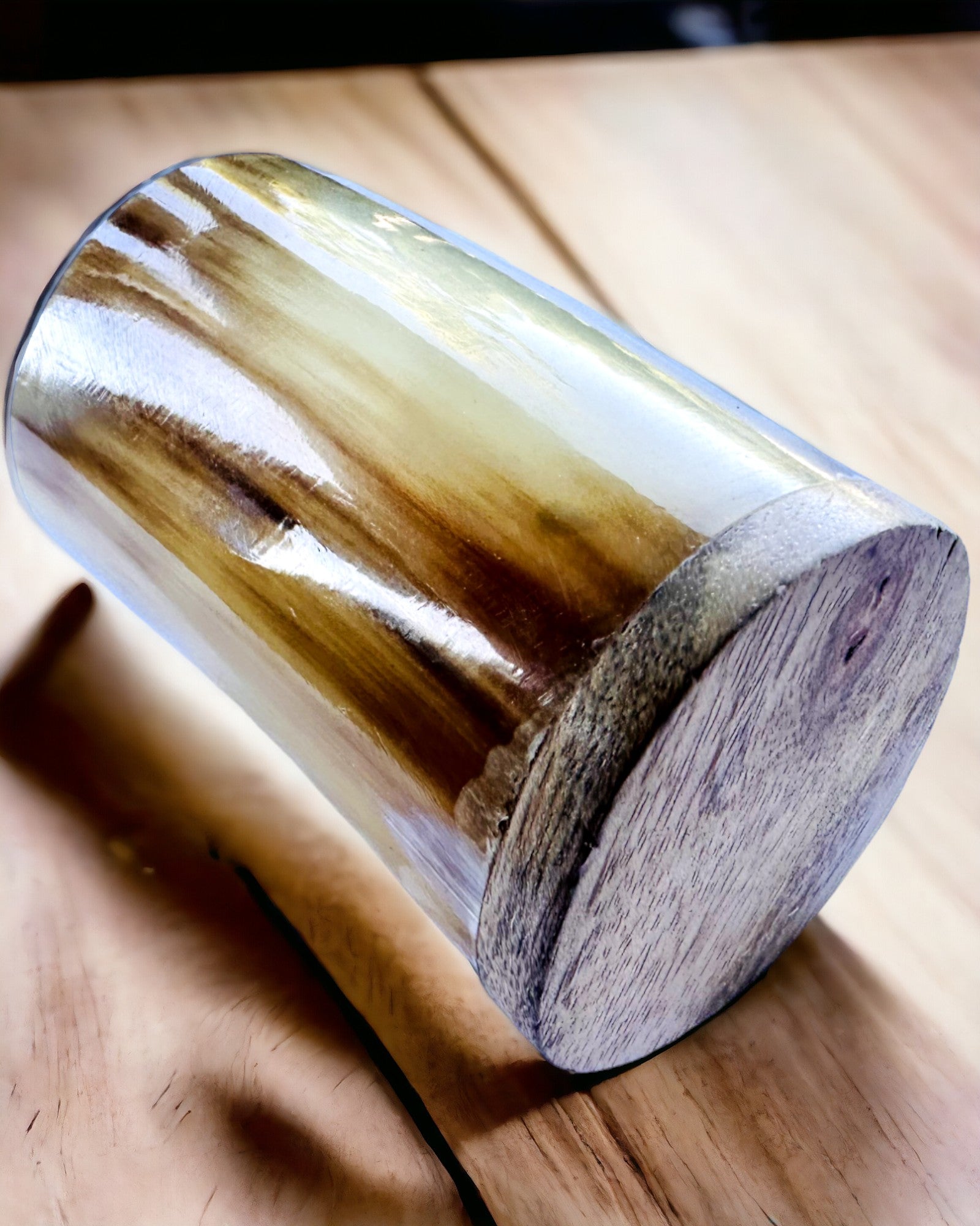 Håndlavet Lille Krus med Mulighed for Gravering, indisk Glas Krus, mulighed for personalisering som gave, gravering. Lys farve