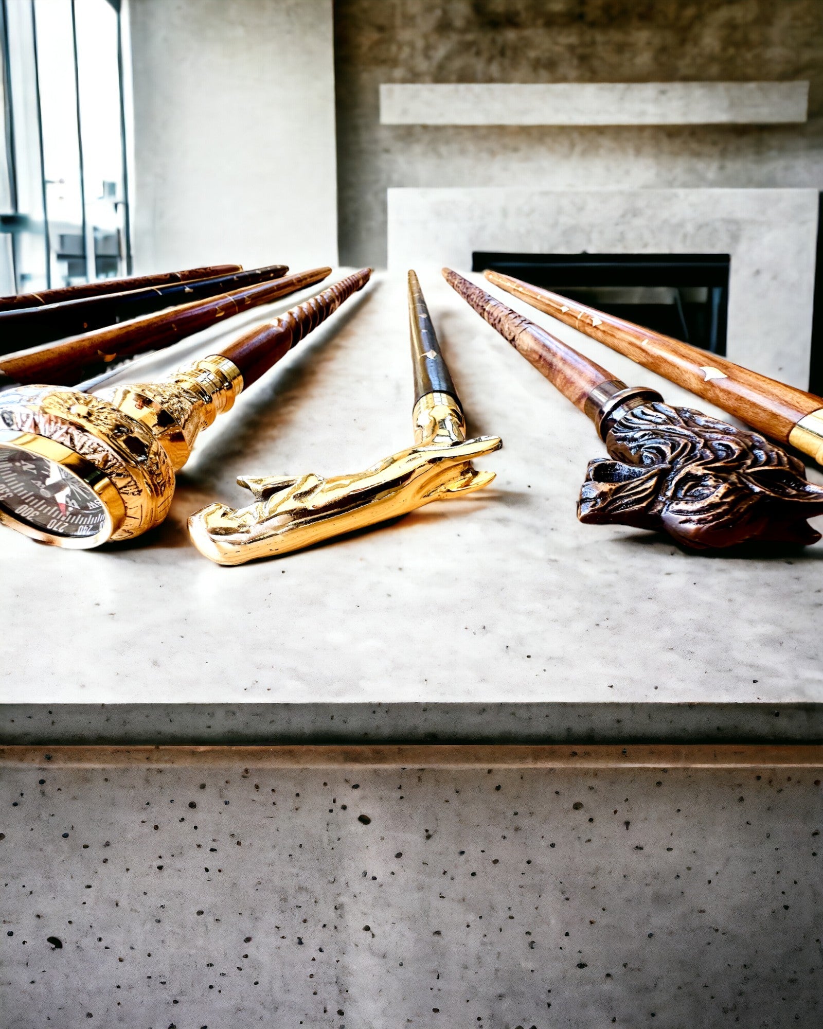 Spadserestok "Jaguar Elegance" af Mango Træ - mulighed for personlig gravering