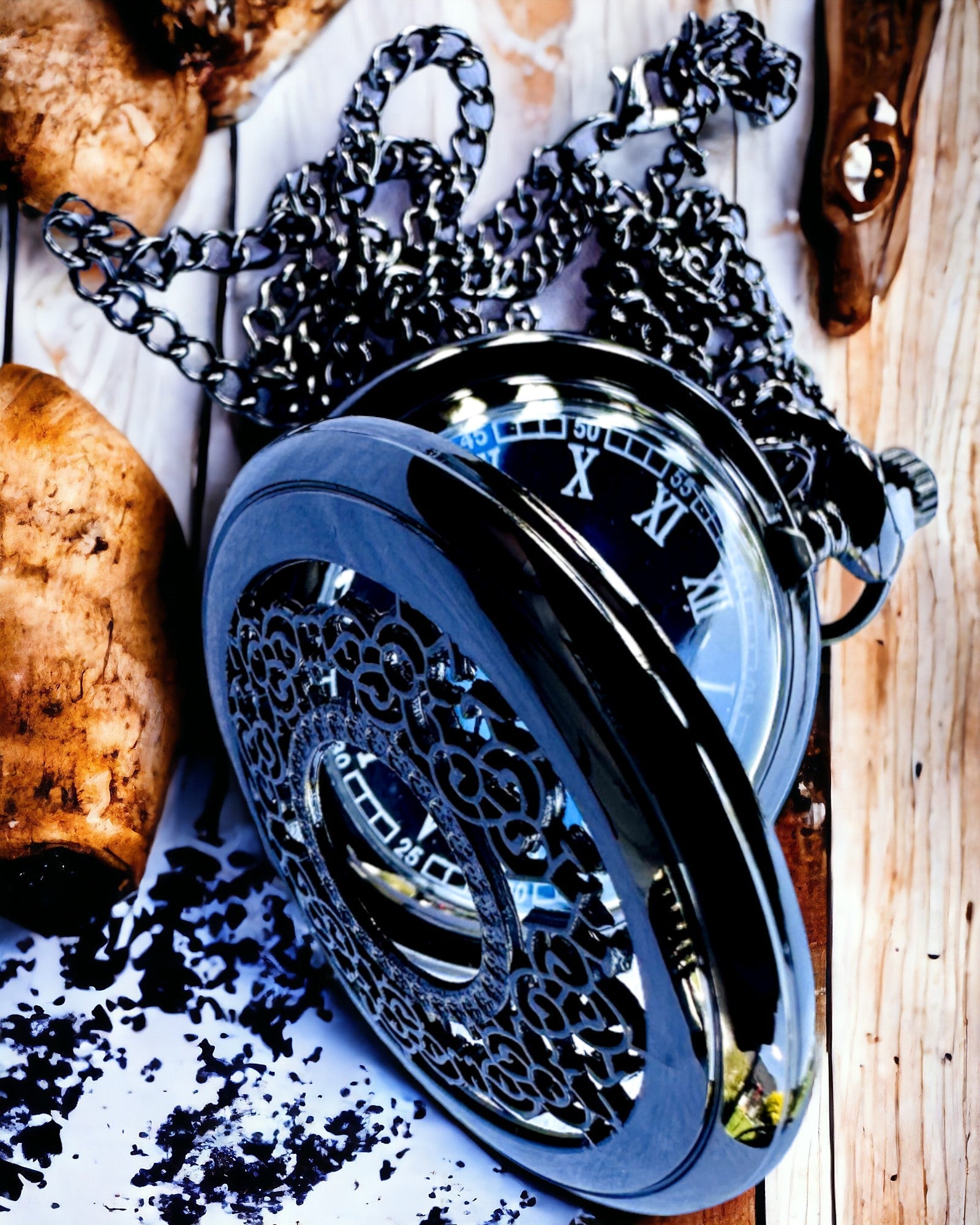 Lommeur "Eternum", personliggørelse som gave med gravering