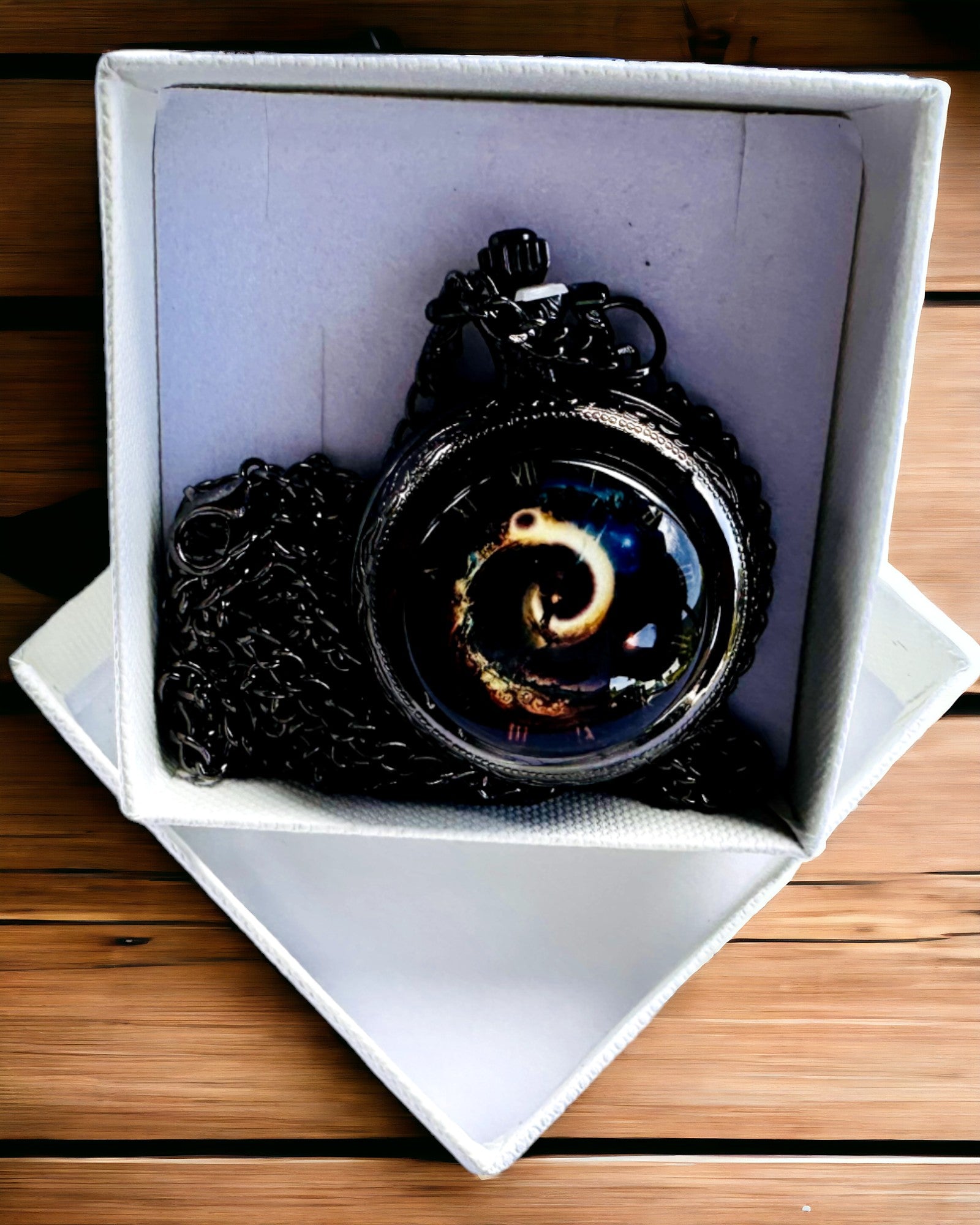 Lommeur "Galactic Eye" personliggørelse med gravering